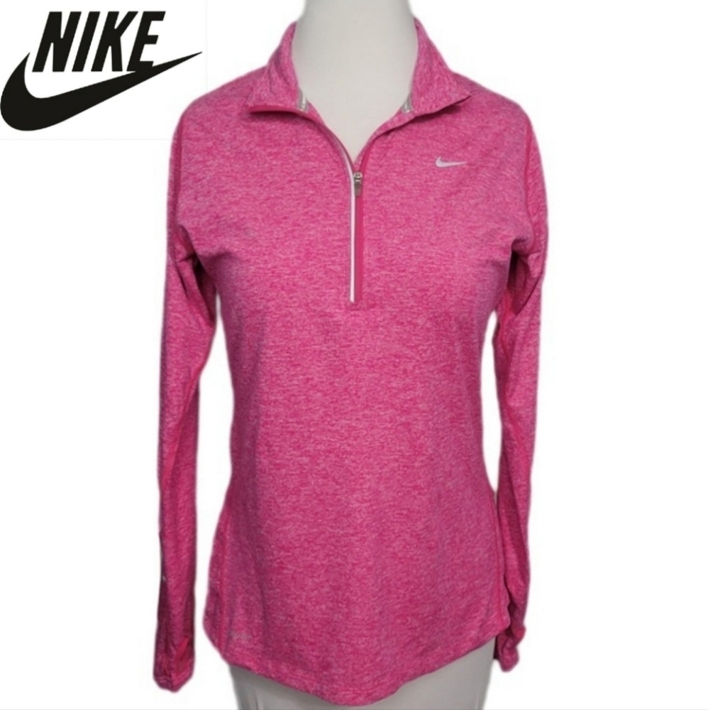 Nike Dri-Fit Long Sleeve Pink Pullover Women's Size M